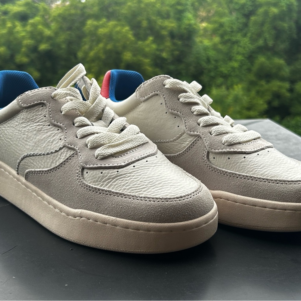 NWOT Soludos Roma Retro Sneaker Red White and Blue Classic Low-Top